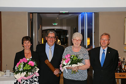 Les présidents et leurs épouses